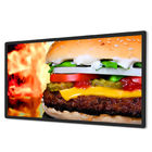 Digital Media Signage Wall Mounted LCD Panel Commercial Super Slim