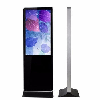 Floor Standing Portable Wifi Interactive Digital Signage Indoor Poster LCD Screen